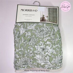 William Morris & Co Chrysanthemum Floral Shower Curtain